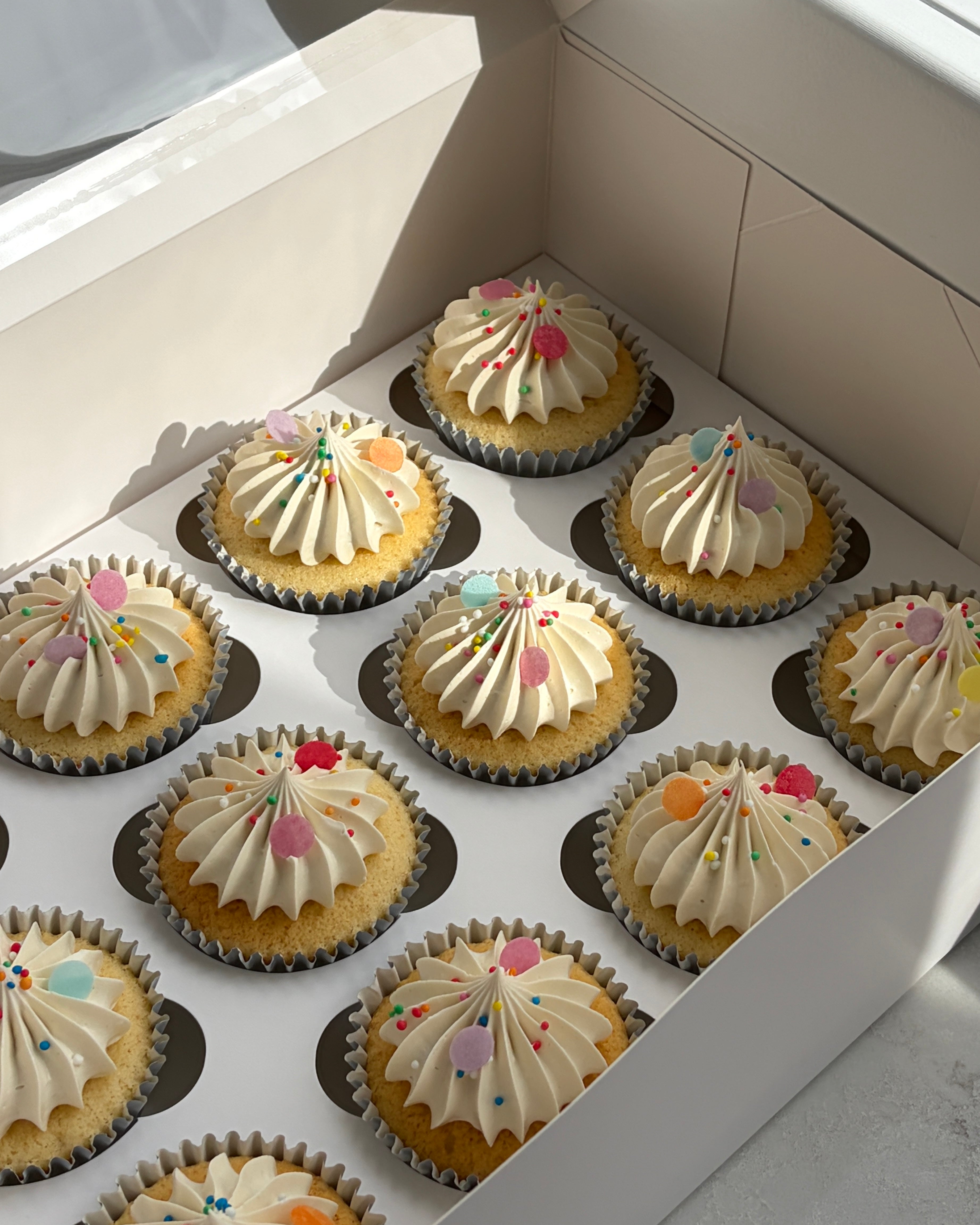 Confetti Dream Cupcakes